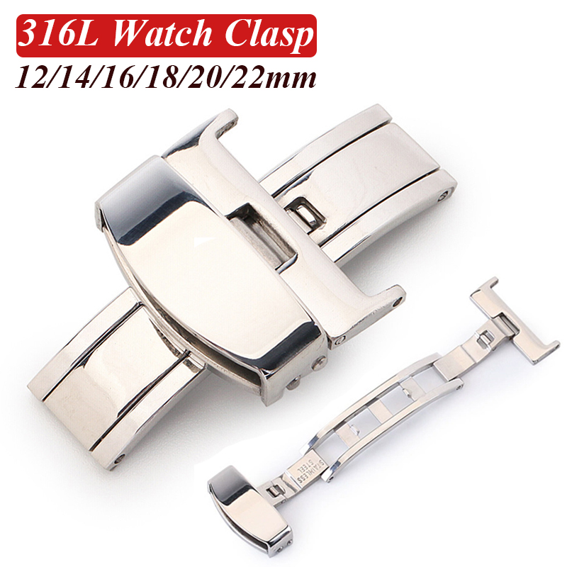 Butterfly Clasp Deployant - 316L Klamra motylkowa ze stali nierdzewnej