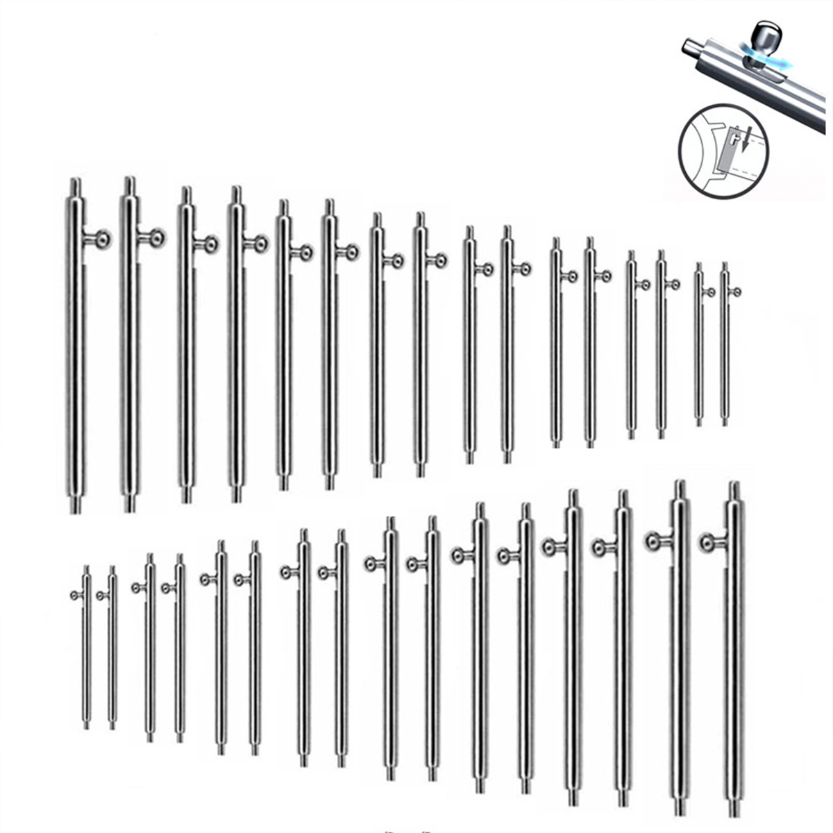 Spring Bar Tool Set - 22MM 20MM 10 SZT. 1.8mm Średnica