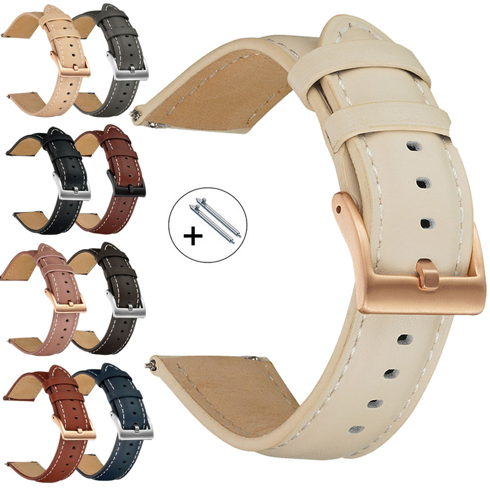 Suede Strap Watch - Pasek do zegarka z prawdziwej skóry