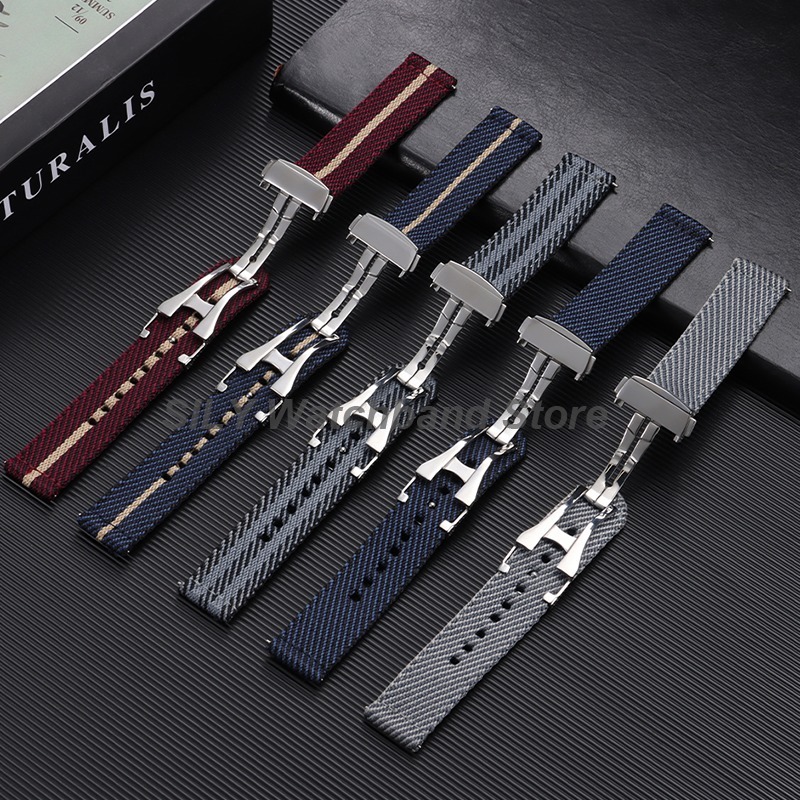 Canvas Strap Watch - Pasek do zegarka z tkaniny płóciennej