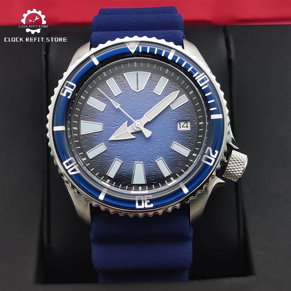 Rubber Strap Diver - Biznesowy zegarek automatyczny 41MM NH36, szkło