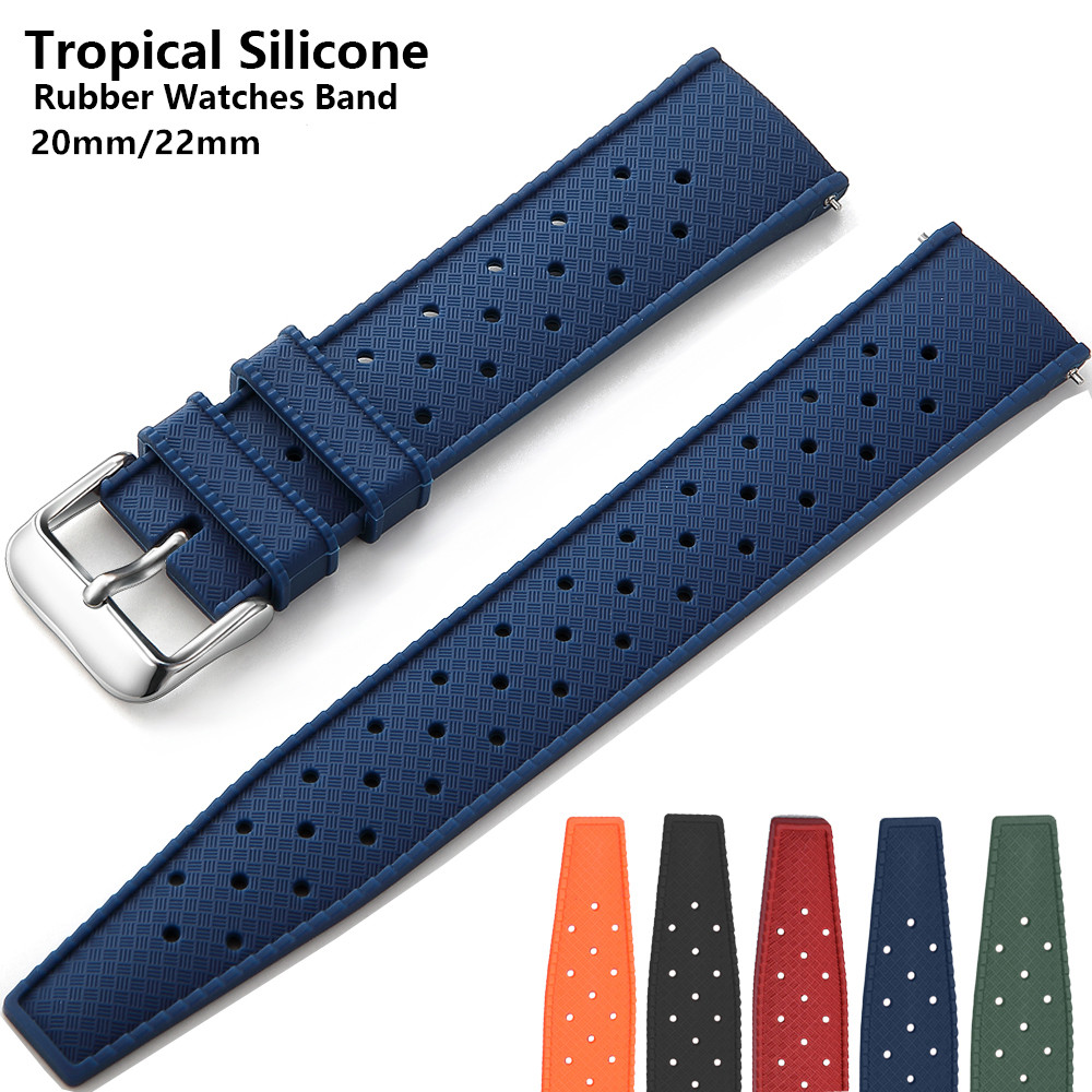Rubber Strap Diver - 20 mm 22 mm Tropic Gumka