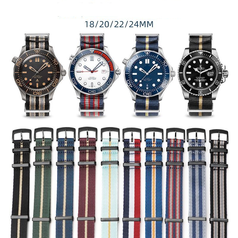 Nato Strap Nylon - Wysokiej jakości nylonowy pasek do zegarka
