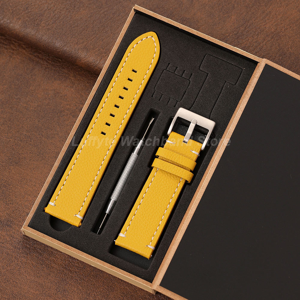 Leather Strap Quick Release - Dwustronny pasek o fakturze liczi 18