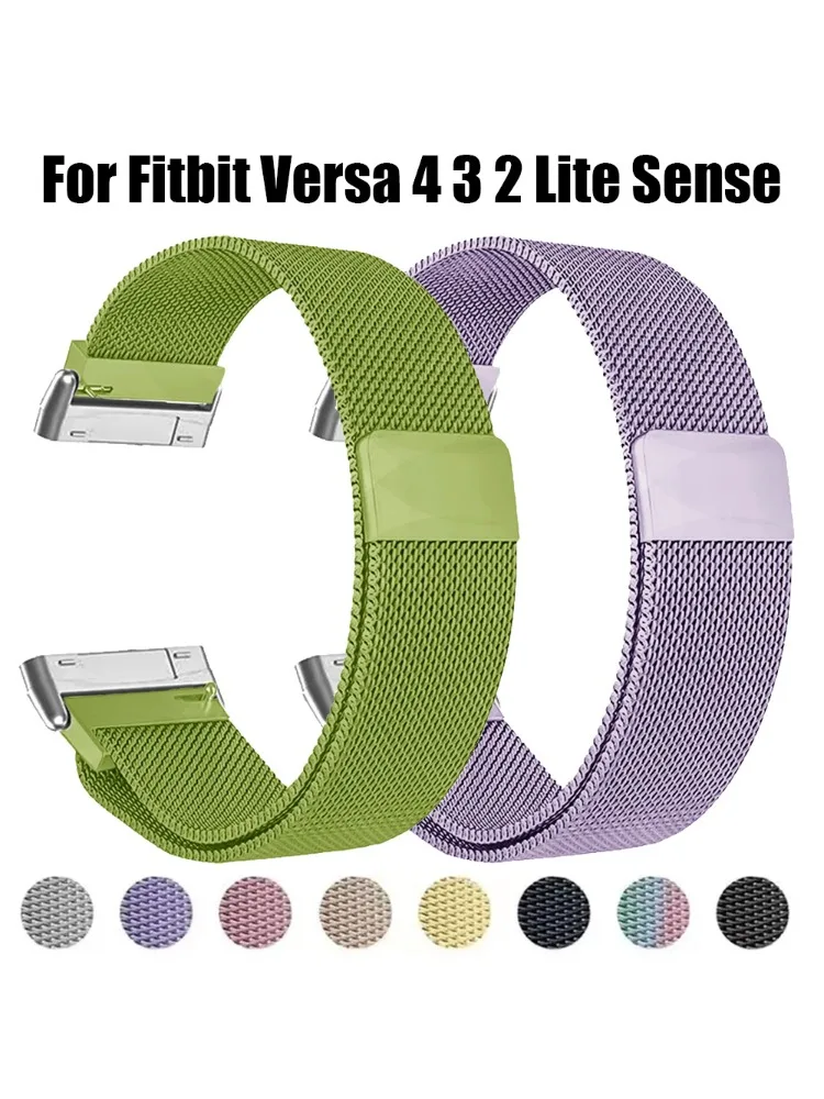 Milanese Loop Magnetic - Metalowy pasek do Fitbit Versa 4