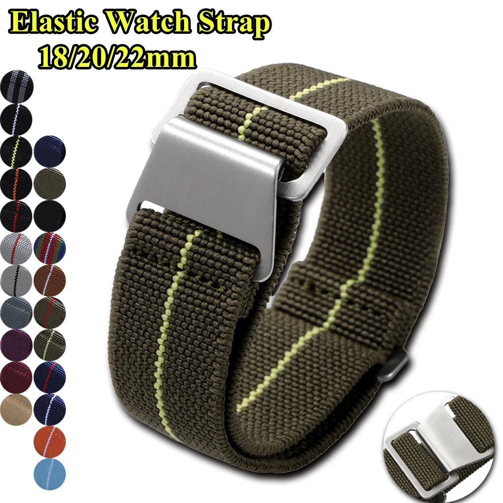 Elastyczny pasek do zegarka 18 – Parachute Strap Elastic recenzja i cena