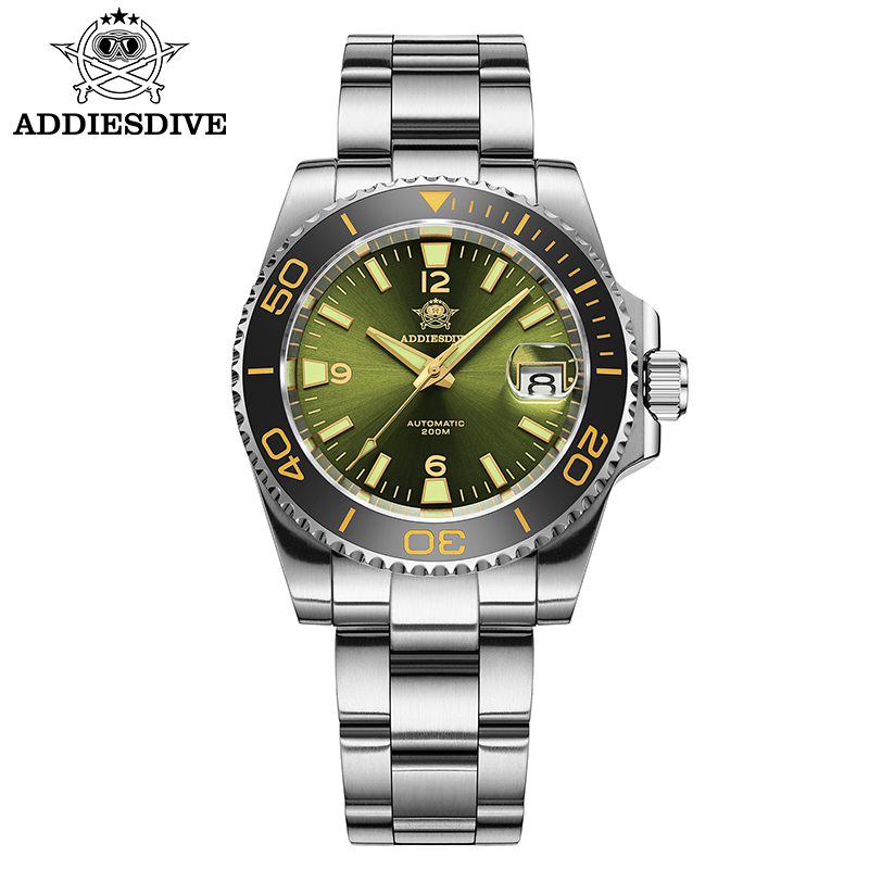 ADDIESDIVE Nowy Zegarek Nurkow – Stainless Bracelet Diver recenzja i cena
