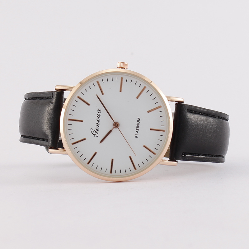 Męski zegarek kwarcowy minimal – Leather Watch Band Men recenzja i cena