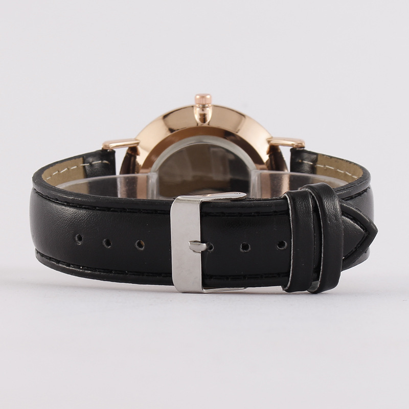 Męski zegarek kwarcowy minimal – Leather Watch Band Men recenzja i cena