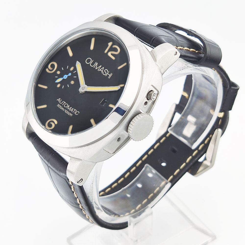 Zegarek męski 44mm, mechanizm  – Stainless Bracelet Diver recenzja i cena