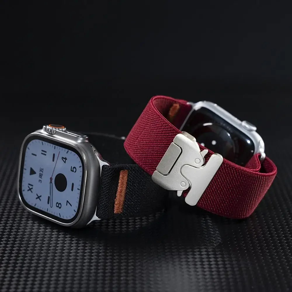 Nylonowy pasek do Apple Watch  – Parachute Strap Elastic recenzja i cena