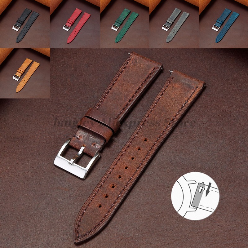 Quick Release Vintage Retro Ge – Leather Strap Quick Release recenzja i cena