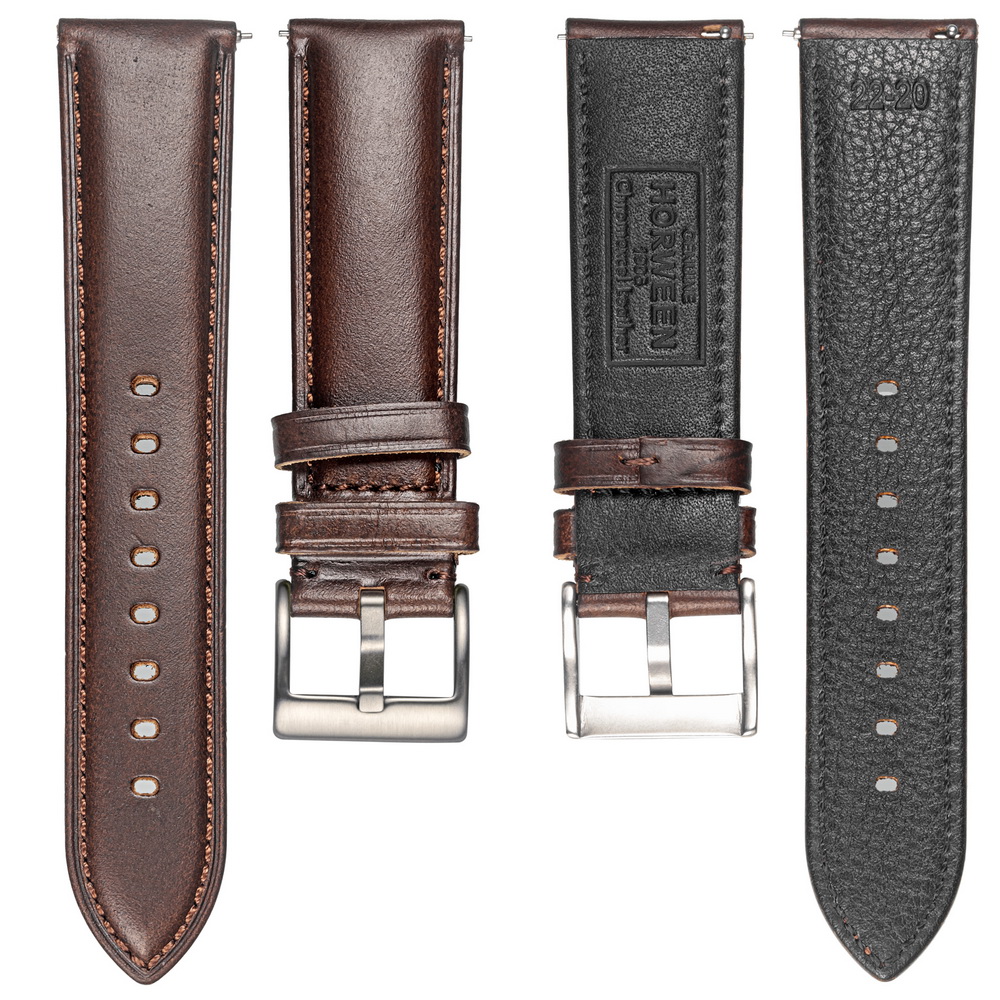 Paski do zegarków Hemsut, skór – Leather Strap Quick Release recenzja i cena