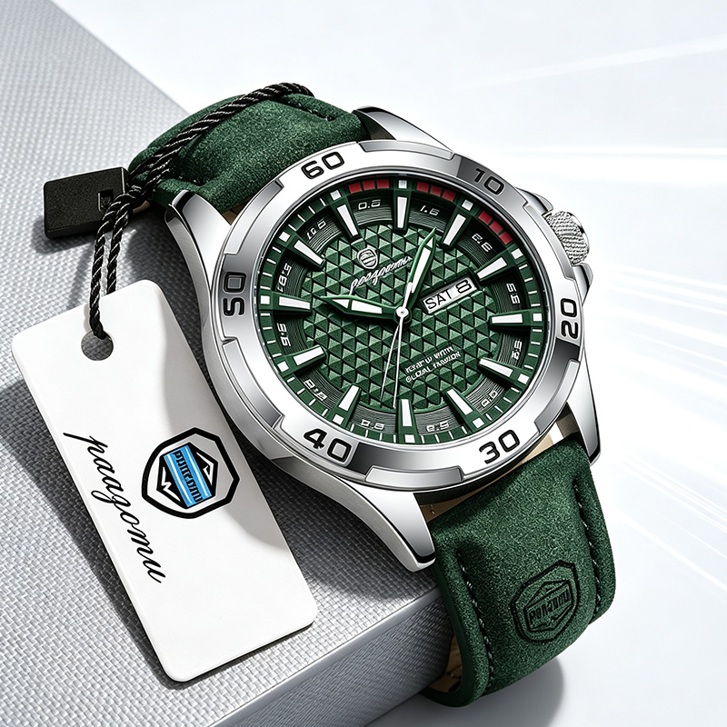 PAAZOMU Luksusowa Marka Zegark – Leather Watch Band Men recenzja i cena