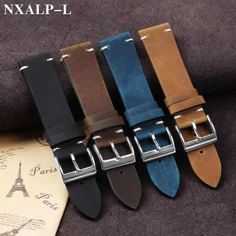 Vintage olejowoskowy skórzany  – Nato Strap Nylon recenzja i cena