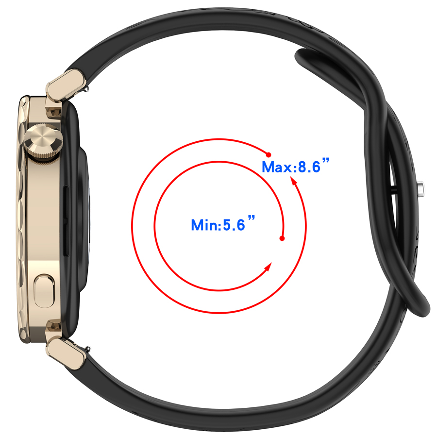 Pasek silikonowy 20 22mm z kwi – Silicone Watch Band 22Mm recenzja i cena