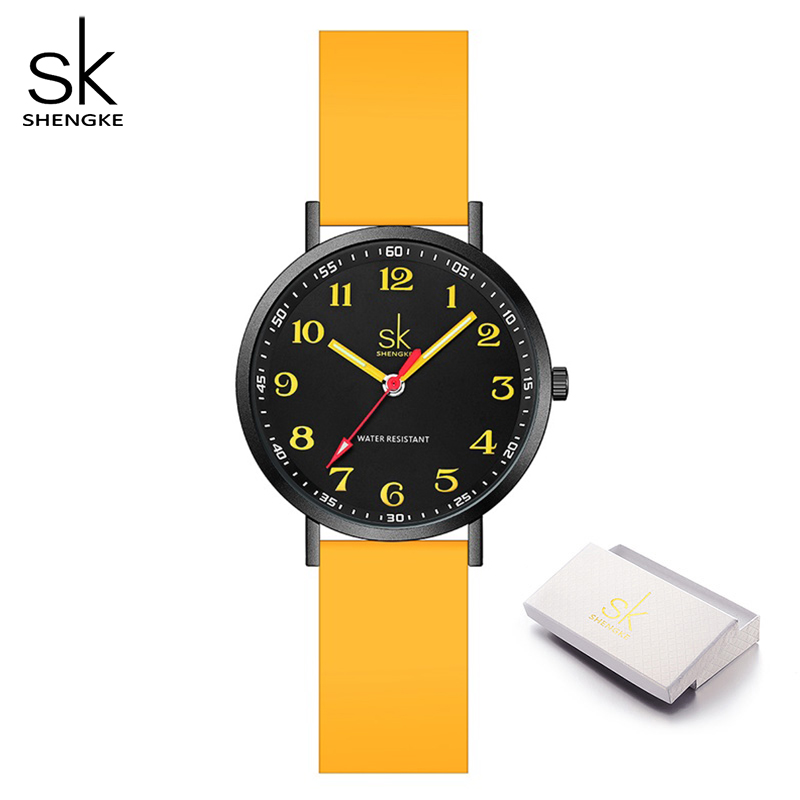 SHENGKE moda damska zegarki z  – Silicone Band Women recenzja i cena