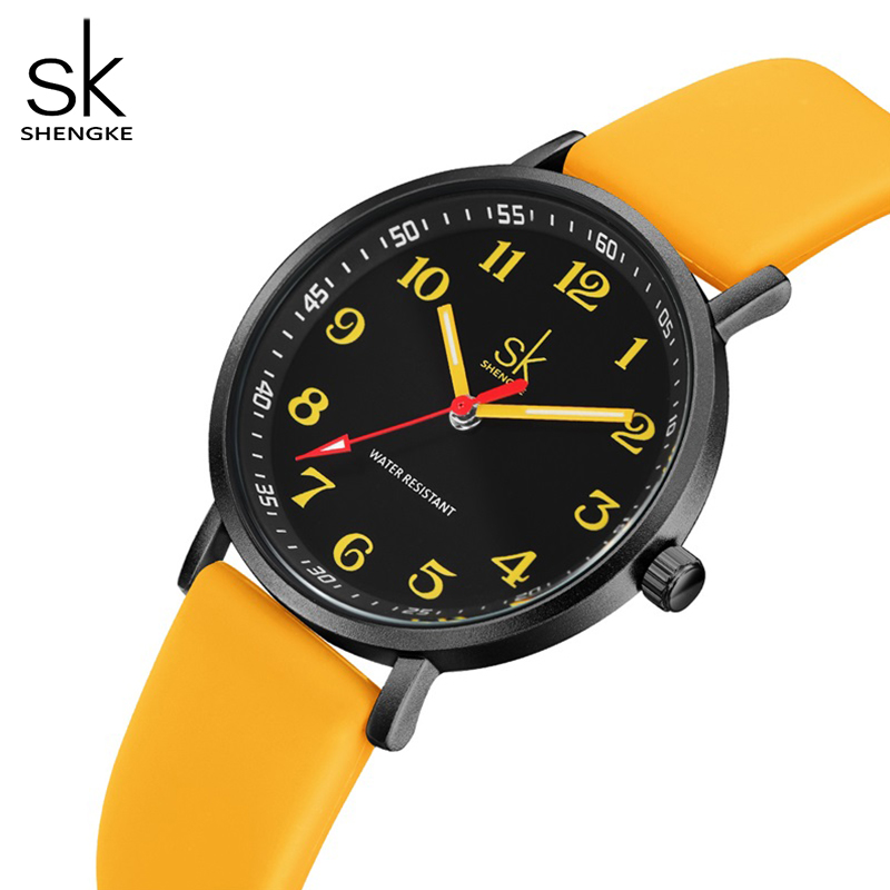 SHENGKE moda damska zegarki z  – Silicone Band Women recenzja i cena