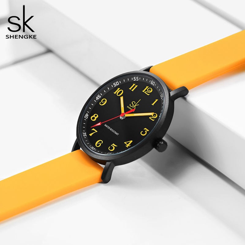 SHENGKE moda damska zegarki z  – Silicone Band Women recenzja i cena