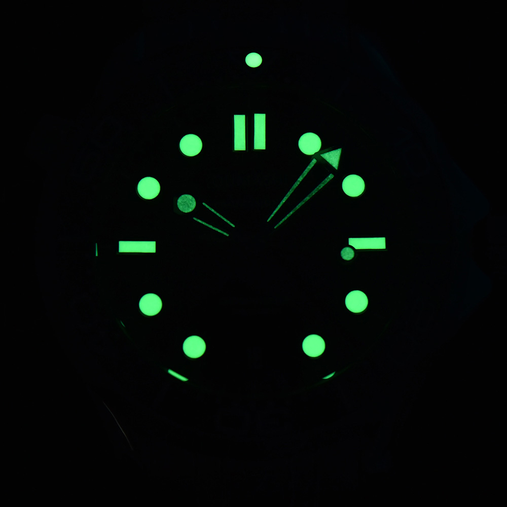 Zegarek męski 42mm z luminesce – Stainless Bracelet Diver recenzja i cena