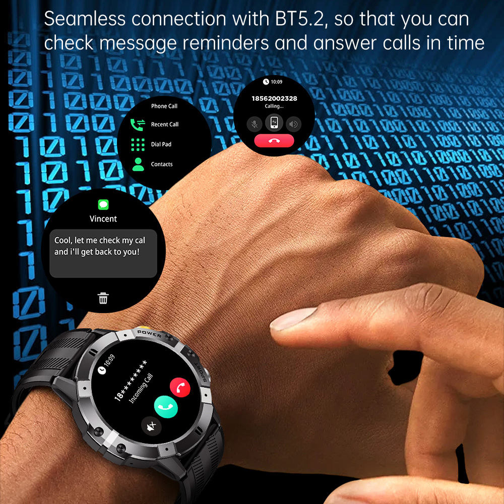 Zewnętrzny wojskowy smartwatch – Rubber Strap Diver recenzja i cena
