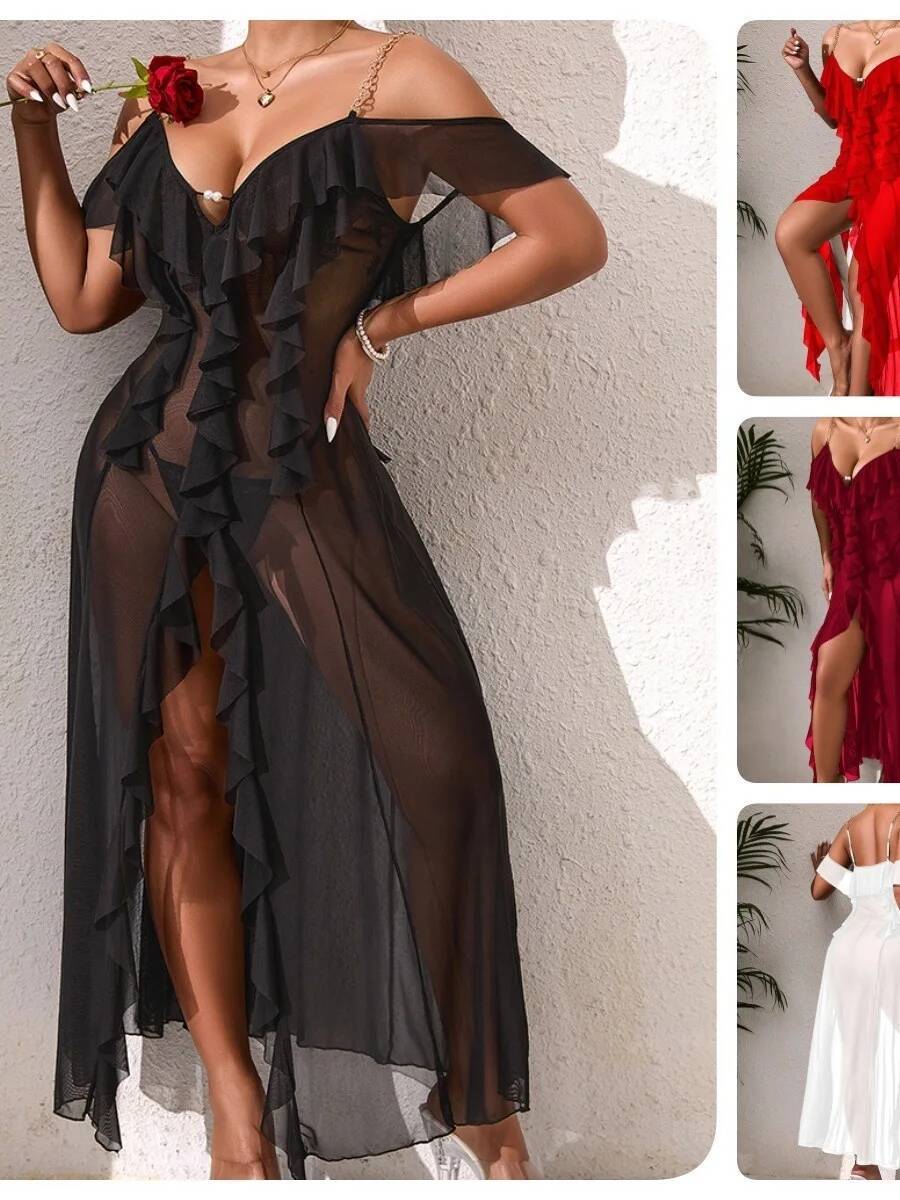 Szlafrok z siateczki w jednoli – Mesh Strap Metal recenzja i cena