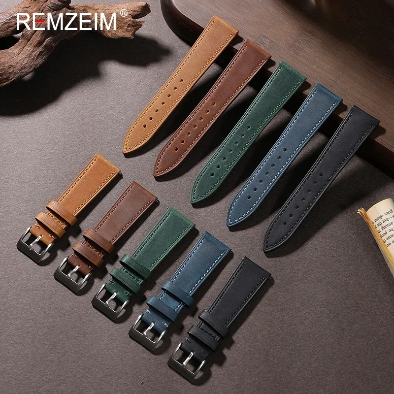 Crazy Horse skórzany pasek do  – Leather Strap Quick Release recenzja i cena