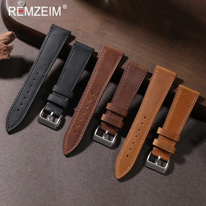 Crazy Horse skórzany pasek do  – Leather Strap Quick Release recenzja i cena
