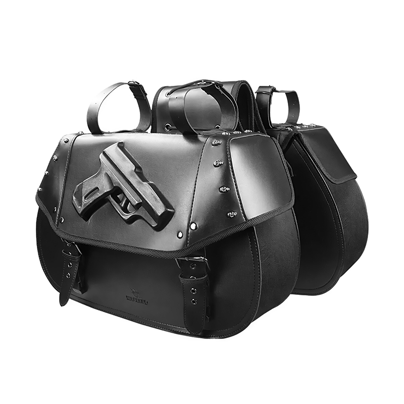 Uniwersalne sakwy motocyklowe  – Leather Strap Quick Release recenzja i cena