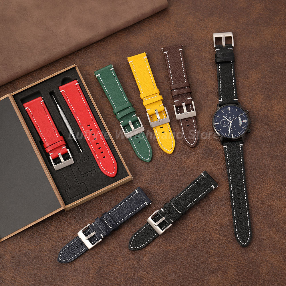 Dwustronny pasek o fakturze li – Leather Strap Quick Release recenzja i cena