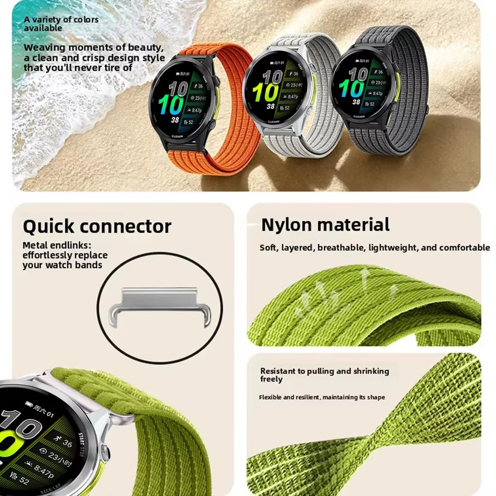 Pasek nylonowy 20mm 22mm do CO – Sport Loop Velcro recenzja i cena