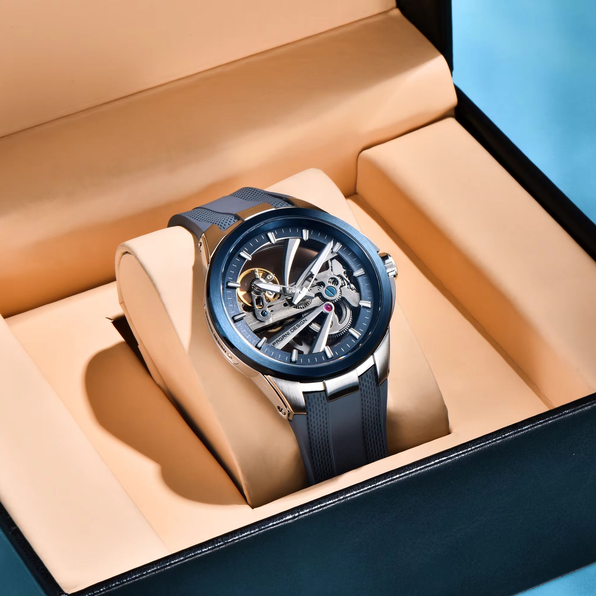 Zegarek męski PAGANI DESIGN, m – Rubber Strap Diver recenzja i cena