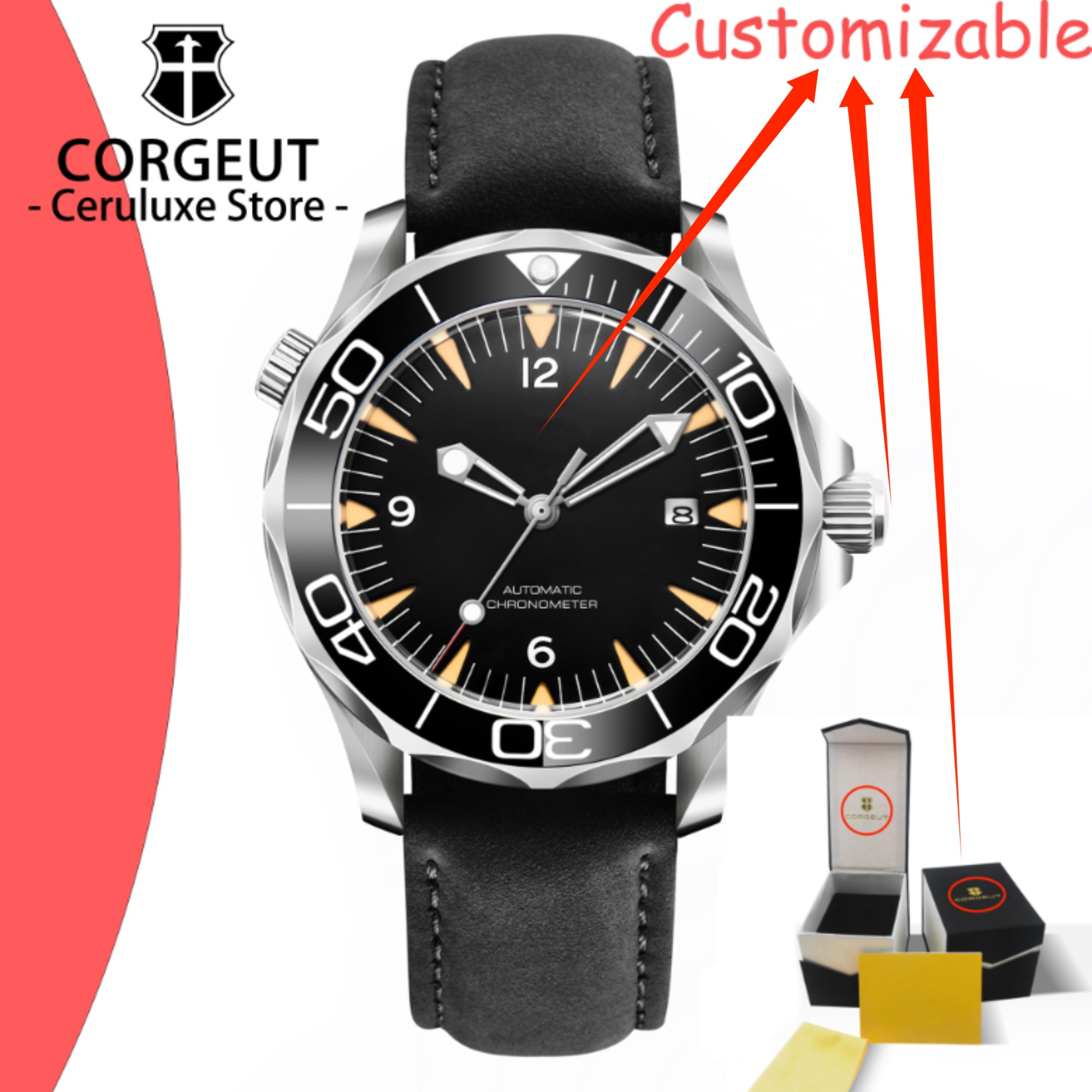 Zegarki męskie z własnym logo, – Stainless Bracelet Diver recenzja i cena